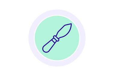 Palet Bıçak, vektör, piksel mükemmel, illüstratör dosyası