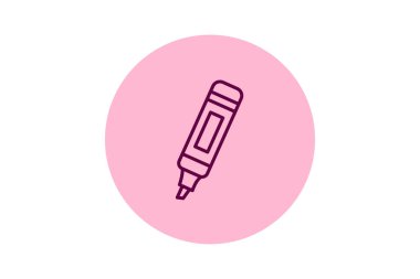 Renkli kalem, vektör, piksel mükemmel, illüstratör dosyası