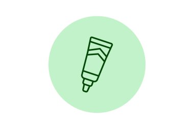 Boya tüpü, vektör, piksel mükemmel, illüstratör dosyası