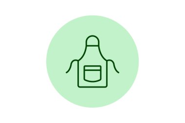 Önlük, vektör, piksel mükemmel, illüstratör dosyası