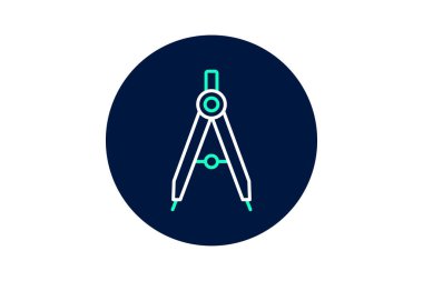 Pusula, vektör, piksel mükemmel, illüstratör dosyası