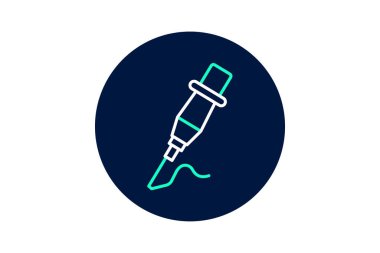 İğne, vektör, piksel mükemmel, illüstratör dosyası eşleştiriliyor