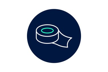 Maskeli bant, vektör, piksel mükemmel, illüstratör dosyası