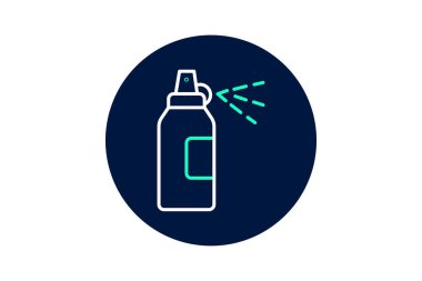 Sabitleyici sprey, vektör, piksel mükemmel, illüstratör dosyası