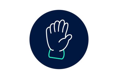 Eldiven, vektör, piksel çizimi mükemmel, illüstratör dosyası