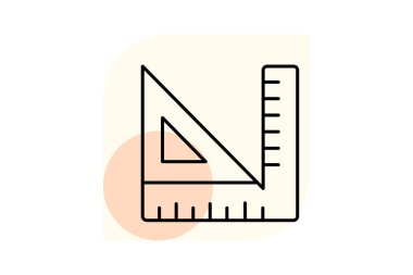 Cetvel, vektör, piksel mükemmel, illüstratör dosyası