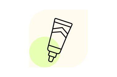 Boya tüpü, vektör, piksel mükemmel, illüstratör dosyası