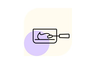 Boya tepsisi, vektör, piksel mükemmel, illüstratör dosyası