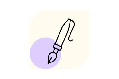 Kaligrafi kalem, vektör, piksel mükemmel, illüstratör dosyası