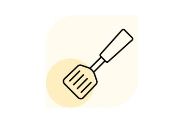 Spatula, vektör, piksel mükemmel, illüstratör dosyası