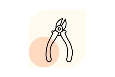 Kablo kesici, vektör, piksel mükemmel, illüstratör dosyası