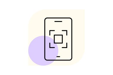 Viewfinder, vektör, piksel mükemmel, illüstratör dosyası