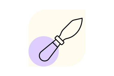 Palet Bıçak, vektör, piksel mükemmel, illüstratör dosyası