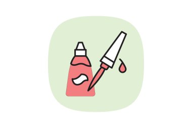 Gouache, vektör, piksel mükemmel, illüstratör dosyası