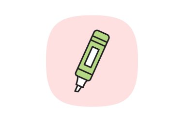 Renkli kalem, vektör, piksel mükemmel, illüstratör dosyası