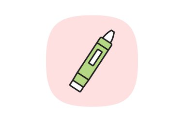 Boya kalemi, vektör, piksel mükemmel, illüstratör dosyası