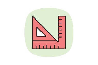 Cetvel, vektör, piksel mükemmel, illüstratör dosyası