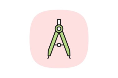 Pusula, vektör, piksel mükemmel, illüstratör dosyası