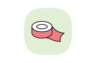 Maskeli bant, vektör, piksel mükemmel, illüstratör dosyası