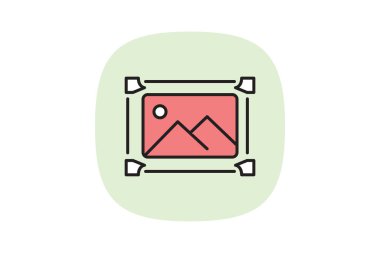 Galeri Çerçeve, vektör, piksel mükemmel, illüstratör dosyası