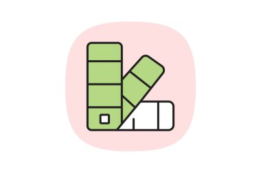 Pantone Kitap, vektör, piksel mükemmel, illüstratör dosyası