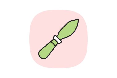 Palet Bıçak, vektör, piksel mükemmel, illüstratör dosyası