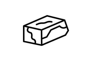 Taş Bloğu, vektör, piksel mükemmel, illüstratör dosyası