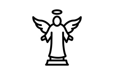 Buda Heykeli, vektör, piksel mükemmel, illüstratör dosyası