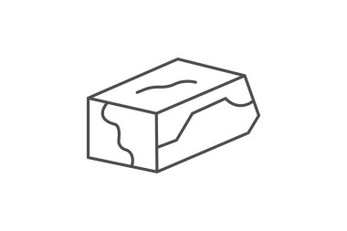 Taş Bloğu, vektör, piksel mükemmel, illüstratör dosyası