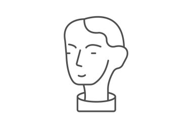 El heykeli, vektör, piksel mükemmel, illüstratör dosyası