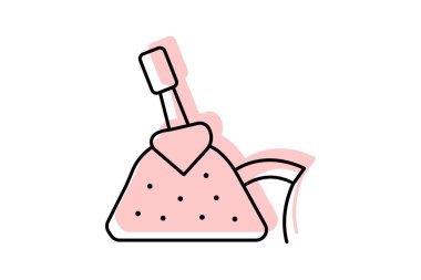 Kum Heykeli, vektör, piksel mükemmel, illüstratör dosyası