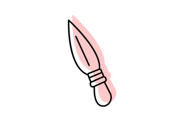 Heykeltıraş bıçağı, vektör, piksel mükemmel, illüstratör dosyası