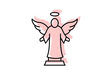 Buda Heykeli, vektör, piksel mükemmel, illüstratör dosyası