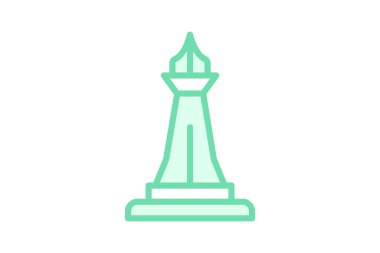 Anıt, vektör, piksel mükemmel, illüstratör dosyası