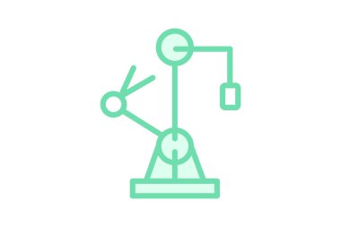 Kinetik Heykel, vektör, piksel mükemmel, illüstratör dosyası