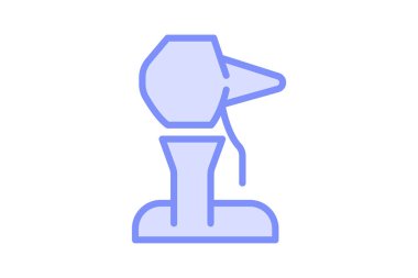 Beton heykel, vektör, piksel mükemmel, illüstratör dosyası