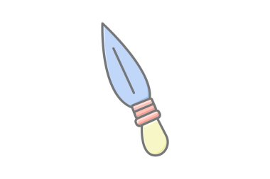 Heykeltıraş bıçağı, vektör, piksel mükemmel, illüstratör dosyası