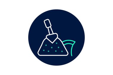 Kum Heykeli, vektör, piksel mükemmel, illüstratör dosyası