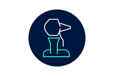 Beton heykel, vektör, piksel mükemmel, illüstratör dosyası