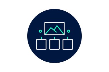 Galeri Görünümü, vektör, piksel mükemmel, illüstratör dosyası