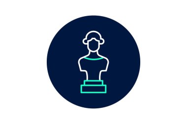 Açık Heykel, vektör, piksel mükemmel, illüstratör dosyası