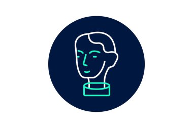 El heykeli, vektör, piksel mükemmel, illüstratör dosyası