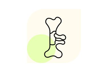 Kemik Heykeli, vektör, piksel mükemmel, illüstratör dosyası