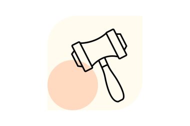 Tokmak, vektör, piksel mükemmel, illüstratör dosyası