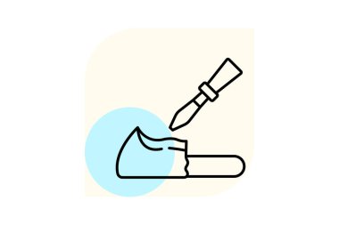 Oyma Bloğu, vektör, piksel mükemmel, illüstratör dosyası