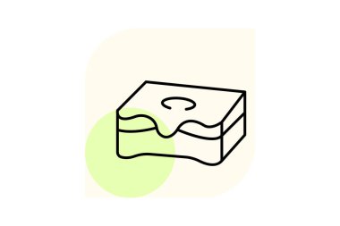 Ağda Bloğu, vektör, piksel mükemmel, illüstratör dosyası