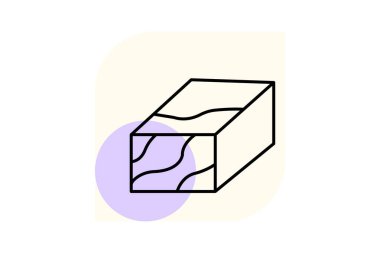 Mermer blok, vektör, piksel mükemmel, illüstratör dosyası