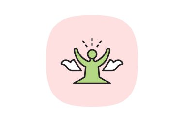 Rahatlama, vektör, piksel mükemmel, illüstratör dosyası