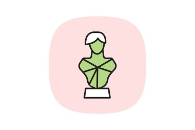 Modern Heykel, vektör, piksel mükemmel, illüstratör dosyası