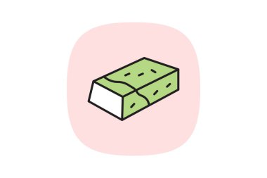 Clay Bloğu, vektör, piksel mükemmel, illüstratör dosyası